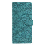 Cherry Blossoms Embossed Leather Phone Case, For iPhone 18 Pro, For iPhone 18 Pro Max, For iPhone 17e / 16e, For iPhone 17 Pro Max, For iPhone 17 Pro, For iPhone 17