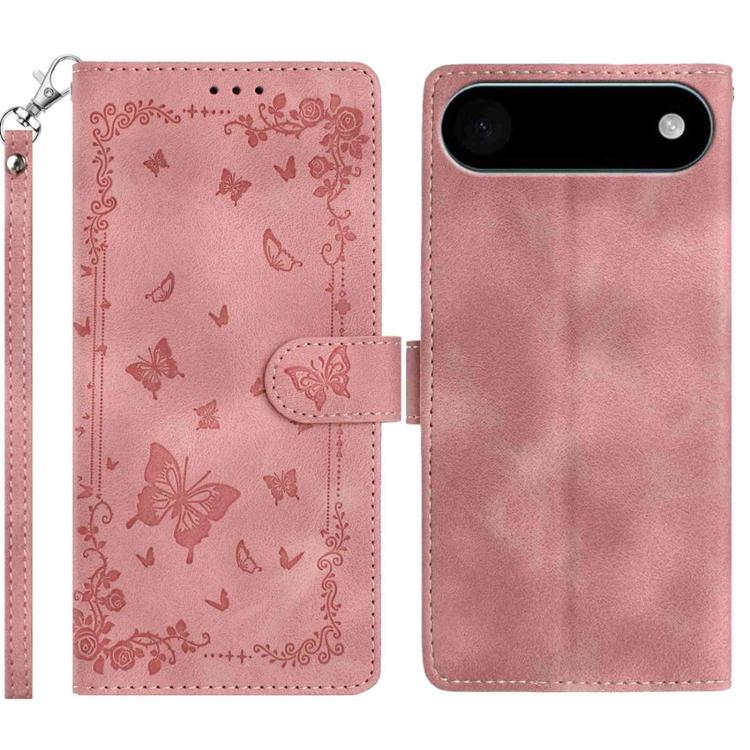 Secret Garden Butterfly Pattern Leather Phone Case, For iPhone 16e / 17e, For iPhone 17 Pro Max, For iPhone 17 Pro, For iPhone 17, For iPhone Air, For iPhone 16 Pro Max