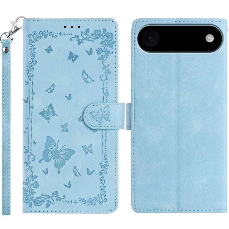 Secret Garden Butterfly Pattern Leather Phone Case, For iPhone 16e / 17e, For iPhone 17 Pro Max, For iPhone 17 Pro, For iPhone 17, For iPhone Air, For iPhone 16 Pro Max