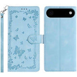 Secret Garden Butterfly Pattern Leather Phone Case, For iPhone 16e / 17e, For iPhone 17 Pro Max, For iPhone 17 Pro, For iPhone 17, For iPhone Air, For iPhone 16 Pro Max
