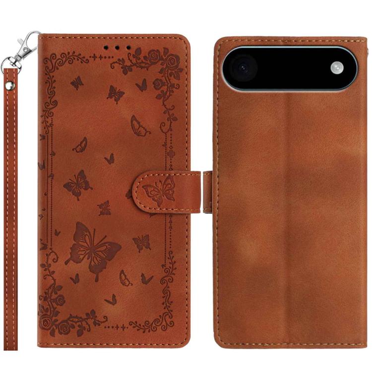 Secret Garden Butterfly Pattern Leather Phone Case, For iPhone 16e / 17e, For iPhone 17 Pro Max, For iPhone 17 Pro, For iPhone 17, For iPhone Air, For iPhone 16 Pro Max