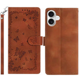 Secret Garden Butterfly Pattern Leather Phone Case, For iPhone 16 Pro, For iPhone 16 Plus, For iPhone 6 Plus / 7 Plus / 8 Plus, For iPhone 16, For iPhone 15 Pro Max, For iPhone 15 Pro