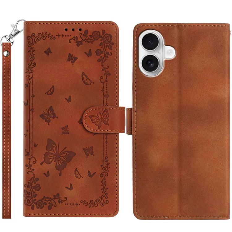 Secret Garden Butterfly Pattern Leather Phone Case, For iPhone 16 Pro, For iPhone 16 Plus, For iPhone 6 Plus / 7 Plus / 8 Plus, For iPhone 16, For iPhone 15 Pro Max, For iPhone 15 Pro