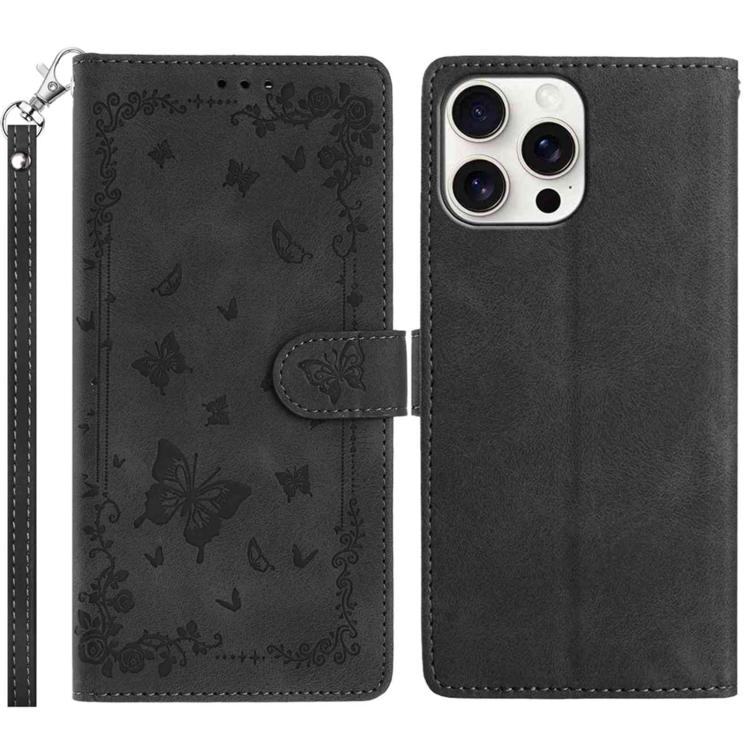 Secret Garden Butterfly Pattern Leather Phone Case, For iPhone 16 Pro, For iPhone 16 Plus, For iPhone 6 Plus / 7 Plus / 8 Plus, For iPhone 16, For iPhone 15 Pro Max, For iPhone 15 Pro