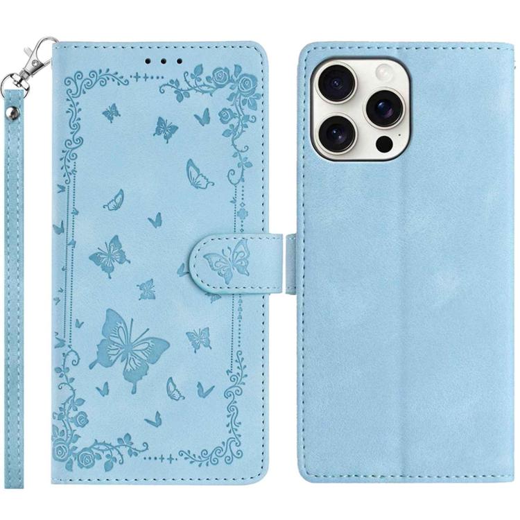 Secret Garden Butterfly Pattern Leather Phone Case, For iPhone 16 Pro, For iPhone 16 Plus, For iPhone 6 Plus / 7 Plus / 8 Plus, For iPhone 16, For iPhone 15 Pro Max, For iPhone 15 Pro