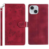 Secret Garden Butterfly Pattern Leather Phone Case, For iPhone 15 Plus, For iPhone 15, For iPhone 14 Plus, For iPhone 14, For iPhone 14 Pro, For iPhone 14 Pro Max