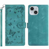 Secret Garden Butterfly Pattern Leather Phone Case, For iPhone 15 Plus, For iPhone 15, For iPhone 14 Plus, For iPhone 14, For iPhone 14 Pro, For iPhone 14 Pro Max