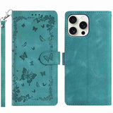 Secret Garden Butterfly Pattern Leather Phone Case, For iPhone 15 Plus, For iPhone 15, For iPhone 14 Plus, For iPhone 14, For iPhone 14 Pro, For iPhone 14 Pro Max
