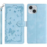 Secret Garden Butterfly Pattern Leather Phone Case, For iPhone 15 Plus, For iPhone 15, For iPhone 14 Plus, For iPhone 14, For iPhone 14 Pro, For iPhone 14 Pro Max