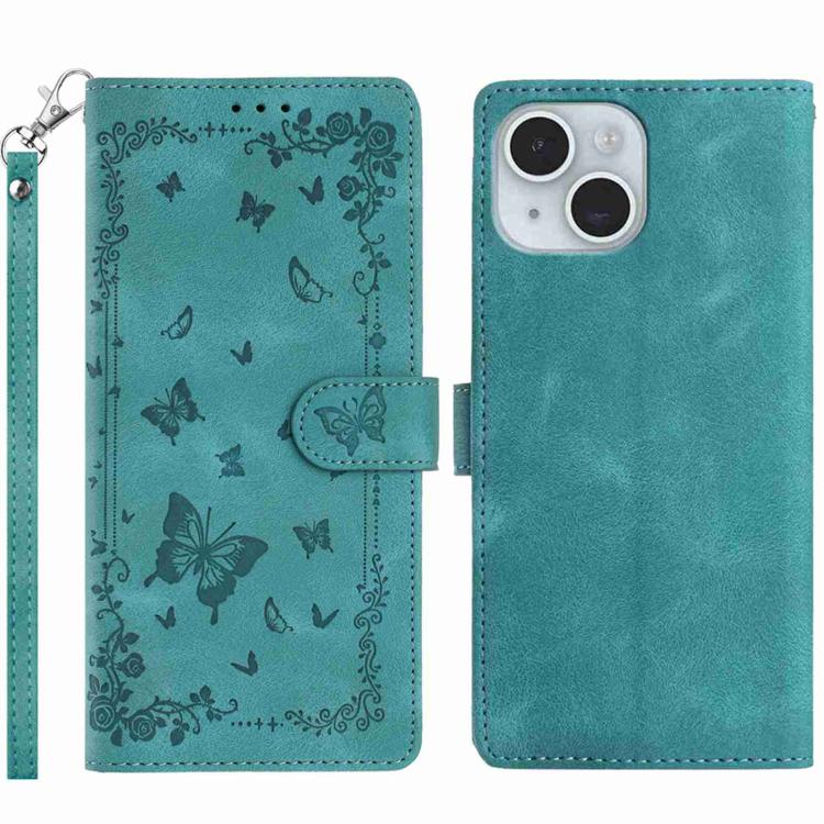 Secret Garden Butterfly Pattern Leather Phone Case, For iPhone 15 Plus, For iPhone 15, For iPhone 14 Plus, For iPhone 14, For iPhone 14 Pro, For iPhone 14 Pro Max