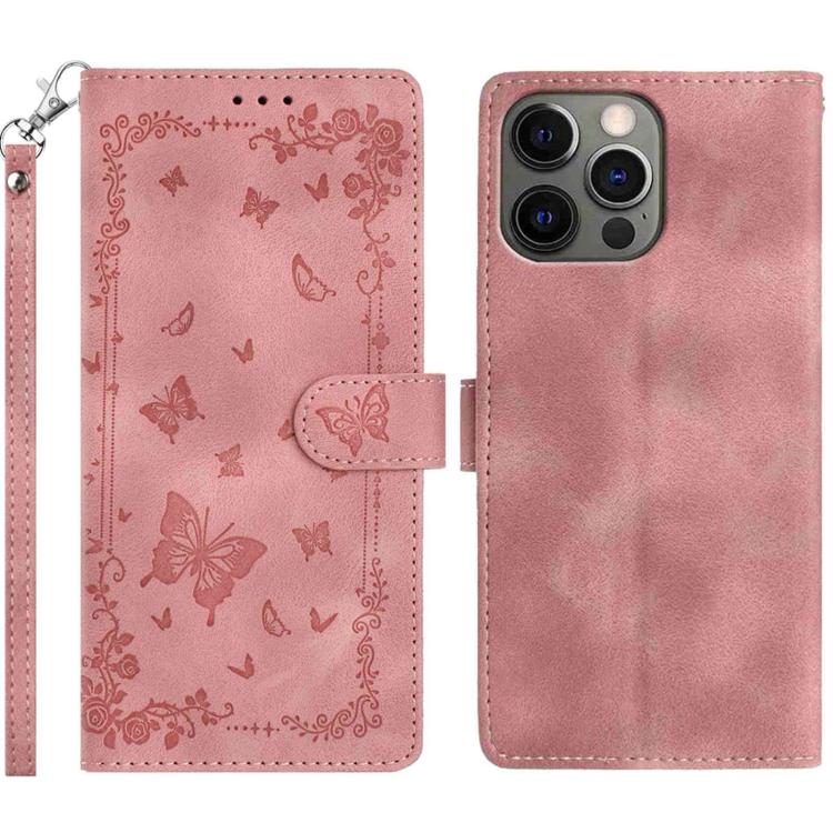 Secret Garden Butterfly Pattern Leather Phone Case, For iPhone 13 Pro Max, For iPhone 13 Pro, For iPhone 13, For iPhone 12 Pro Max, For iPhone 12 Pro, For iPhone 11 Pro Max