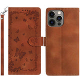 Secret Garden Butterfly Pattern Leather Phone Case, For iPhone 13 Pro Max, For iPhone 13 Pro, For iPhone 13, For iPhone 12 Pro Max, For iPhone 12 Pro, For iPhone 11 Pro Max