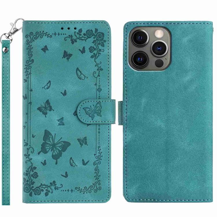 Secret Garden Butterfly Pattern Leather Phone Case, For iPhone 13 Pro Max, For iPhone 13 Pro, For iPhone 13, For iPhone 12 Pro Max, For iPhone 12 Pro, For iPhone 11 Pro Max