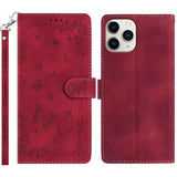Secret Garden Butterfly Pattern Leather Phone Case, For iPhone 13 Pro Max, For iPhone 13 Pro, For iPhone 13, For iPhone 12 Pro Max, For iPhone 12 Pro, For iPhone 11 Pro Max