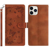 Secret Garden Butterfly Pattern Leather Phone Case, For iPhone 13 Pro Max, For iPhone 13 Pro, For iPhone 13, For iPhone 12 Pro Max, For iPhone 12 Pro, For iPhone 11 Pro Max