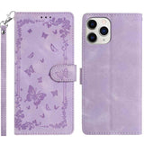 Secret Garden Butterfly Pattern Leather Phone Case, For iPhone 13 Pro Max, For iPhone 13 Pro, For iPhone 13, For iPhone 12 Pro Max, For iPhone 12 Pro, For iPhone 11 Pro Max