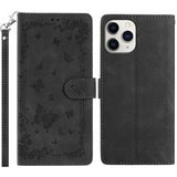 Secret Garden Butterfly Pattern Leather Phone Case, For iPhone 11, For iPhone 11 Pro, For iPhone XS, For iPhone XR, For iPhone XS Max, For iPhone 6 / 7 / 8 / SE