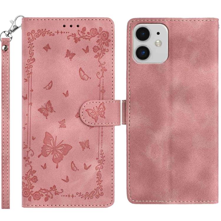Secret Garden Butterfly Pattern Leather Phone Case, For iPhone 11, For iPhone 11 Pro, For iPhone XS, For iPhone XR, For iPhone XS Max, For iPhone 6 / 7 / 8 / SE