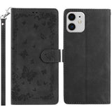 Secret Garden Butterfly Pattern Leather Phone Case, For iPhone 11, For iPhone 11 Pro, For iPhone XS, For iPhone XR, For iPhone XS Max, For iPhone 6 / 7 / 8 / SE