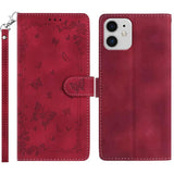 Secret Garden Butterfly Pattern Leather Phone Case, For iPhone 11, For iPhone 11 Pro, For iPhone XS, For iPhone XR, For iPhone XS Max, For iPhone 6 / 7 / 8 / SE