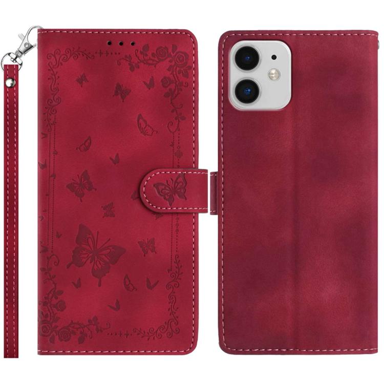 Secret Garden Butterfly Pattern Leather Phone Case, For iPhone 11, For iPhone 11 Pro, For iPhone XS, For iPhone XR, For iPhone XS Max, For iPhone 6 / 7 / 8 / SE