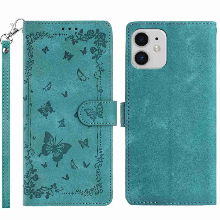 Secret Garden Butterfly Pattern Leather Phone Case, For iPhone 11, For iPhone 11 Pro, For iPhone XS, For iPhone XR, For iPhone XS Max, For iPhone 6 / 7 / 8 / SE