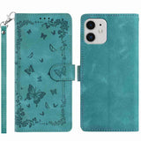 Secret Garden Butterfly Pattern Leather Phone Case, For iPhone 11, For iPhone 11 Pro, For iPhone XS, For iPhone XR, For iPhone XS Max, For iPhone 6 / 7 / 8 / SE