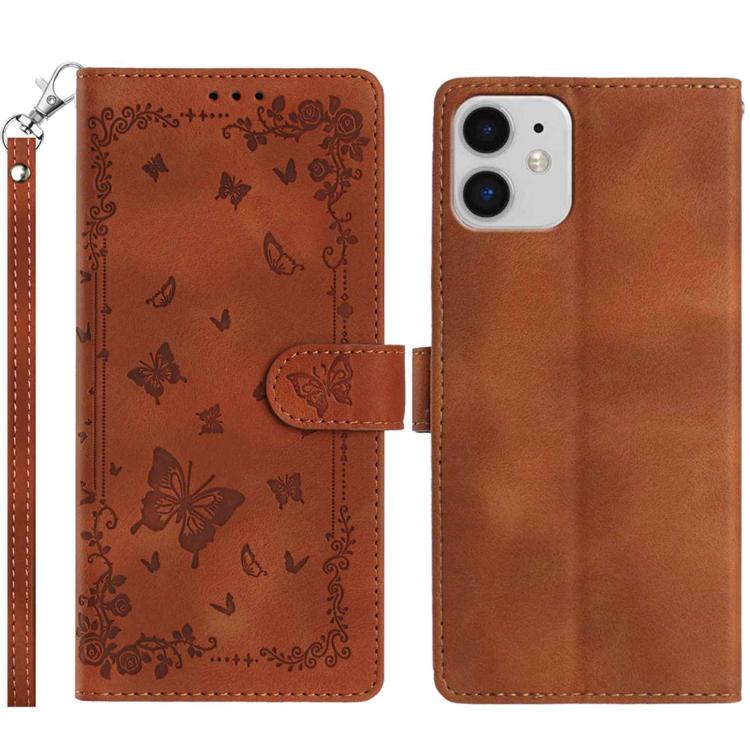 Secret Garden Butterfly Pattern Leather Phone Case, For iPhone 11, For iPhone 11 Pro, For iPhone XS, For iPhone XR, For iPhone XS Max, For iPhone 6 / 7 / 8 / SE