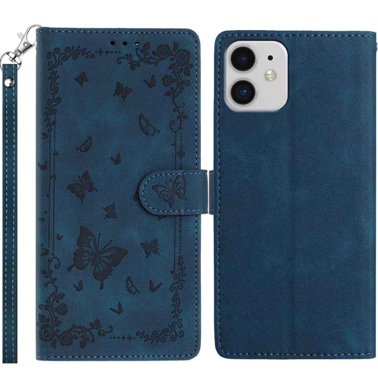 Secret Garden Butterfly Pattern Leather Phone Case, For iPhone 11, For iPhone 11 Pro, For iPhone XS, For iPhone XR, For iPhone XS Max, For iPhone 6 / 7 / 8 / SE