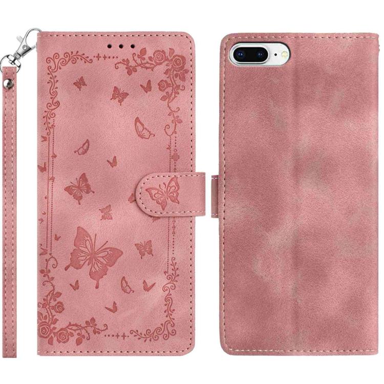 Secret Garden Butterfly Pattern Leather Phone Case, For iPhone 16 Pro, For iPhone 16 Plus, For iPhone 6 Plus / 7 Plus / 8 Plus, For iPhone 16, For iPhone 15 Pro Max, For iPhone 15 Pro