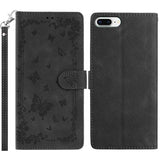 Secret Garden Butterfly Pattern Leather Phone Case, For iPhone 16 Pro, For iPhone 16 Plus, For iPhone 6 Plus / 7 Plus / 8 Plus, For iPhone 16, For iPhone 15 Pro Max, For iPhone 15 Pro
