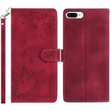 Secret Garden Butterfly Pattern Leather Phone Case, For iPhone 16 Pro, For iPhone 16 Plus, For iPhone 6 Plus / 7 Plus / 8 Plus, For iPhone 16, For iPhone 15 Pro Max, For iPhone 15 Pro