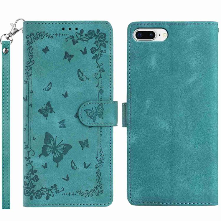 Secret Garden Butterfly Pattern Leather Phone Case, For iPhone 16 Pro, For iPhone 16 Plus, For iPhone 6 Plus / 7 Plus / 8 Plus, For iPhone 16, For iPhone 15 Pro Max, For iPhone 15 Pro
