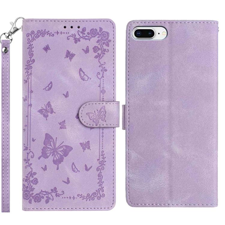Secret Garden Butterfly Pattern Leather Phone Case, For iPhone 16 Pro, For iPhone 16 Plus, For iPhone 6 Plus / 7 Plus / 8 Plus, For iPhone 16, For iPhone 15 Pro Max, For iPhone 15 Pro