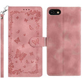 Secret Garden Butterfly Pattern Leather Phone Case, For iPhone 11, For iPhone 11 Pro, For iPhone XS, For iPhone XR, For iPhone XS Max, For iPhone 6 / 7 / 8 / SE