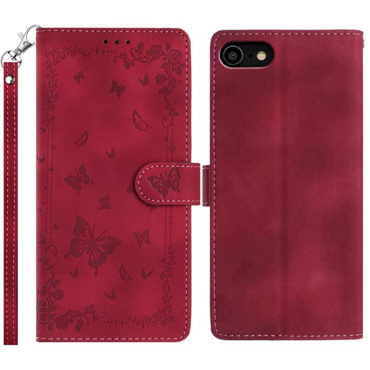 Secret Garden Butterfly Pattern Leather Phone Case, For iPhone 11, For iPhone 11 Pro, For iPhone XS, For iPhone XR, For iPhone XS Max, For iPhone 6 / 7 / 8 / SE