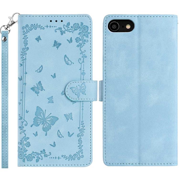 Secret Garden Butterfly Pattern Leather Phone Case, For iPhone 11, For iPhone 11 Pro, For iPhone XS, For iPhone XR, For iPhone XS Max, For iPhone 6 / 7 / 8 / SE