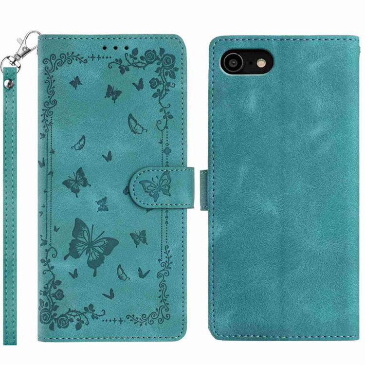 Secret Garden Butterfly Pattern Leather Phone Case, For iPhone 11, For iPhone 11 Pro, For iPhone XS, For iPhone XR, For iPhone XS Max, For iPhone 6 / 7 / 8 / SE