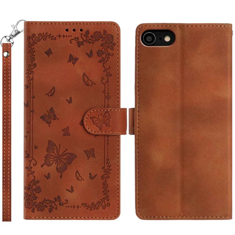 Secret Garden Butterfly Pattern Leather Phone Case, For iPhone 11, For iPhone 11 Pro, For iPhone XS, For iPhone XR, For iPhone XS Max, For iPhone 6 / 7 / 8 / SE