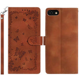 Secret Garden Butterfly Pattern Leather Phone Case, For iPhone 11, For iPhone 11 Pro, For iPhone XS, For iPhone XR, For iPhone XS Max, For iPhone 6 / 7 / 8 / SE