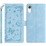 Secret Garden Butterfly Pattern Leather Phone Case, For iPhone 11, For iPhone 11 Pro, For iPhone XS, For iPhone XR, For iPhone XS Max, For iPhone 6 / 7 / 8 / SE