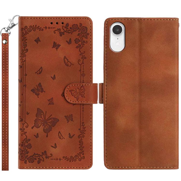 Secret Garden Butterfly Pattern Leather Phone Case, For iPhone 11, For iPhone 11 Pro, For iPhone XS, For iPhone XR, For iPhone XS Max, For iPhone 6 / 7 / 8 / SE