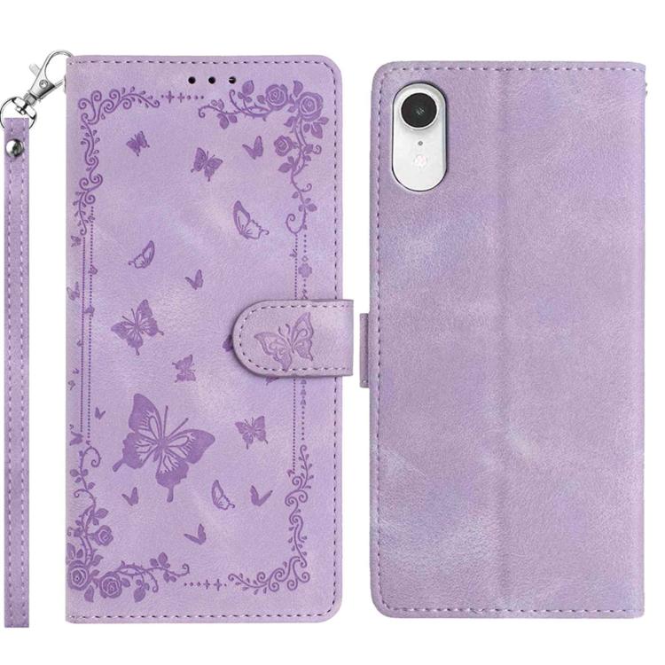 Secret Garden Butterfly Pattern Leather Phone Case, For iPhone 11, For iPhone 11 Pro, For iPhone XS, For iPhone XR, For iPhone XS Max, For iPhone 6 / 7 / 8 / SE
