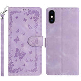 Secret Garden Butterfly Pattern Leather Phone Case, For iPhone 11, For iPhone 11 Pro, For iPhone XS, For iPhone XR, For iPhone XS Max, For iPhone 6 / 7 / 8 / SE