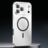 Spring Buckle MagSafe Magnetic Metal Phone Case, For iPhone 17 Pro Max, For iPhone 17 Pro, For iPhone 17, For iPhone Air