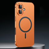 Spring Buckle MagSafe Magnetic Metal Phone Case, For iPhone 17 Pro Max, For iPhone 17 Pro, For iPhone 17, For iPhone Air