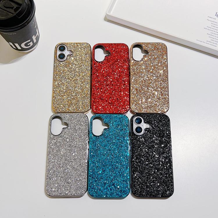 Glitter Powder Shockproof TPU Phone Case, For iPhone 18, For iPhone 18 Pro, For iPhone 18 Pro Max, For iPhone 17 Pro Max, For iPhone 17 Pro, For iPhone 17, For iPhone Air