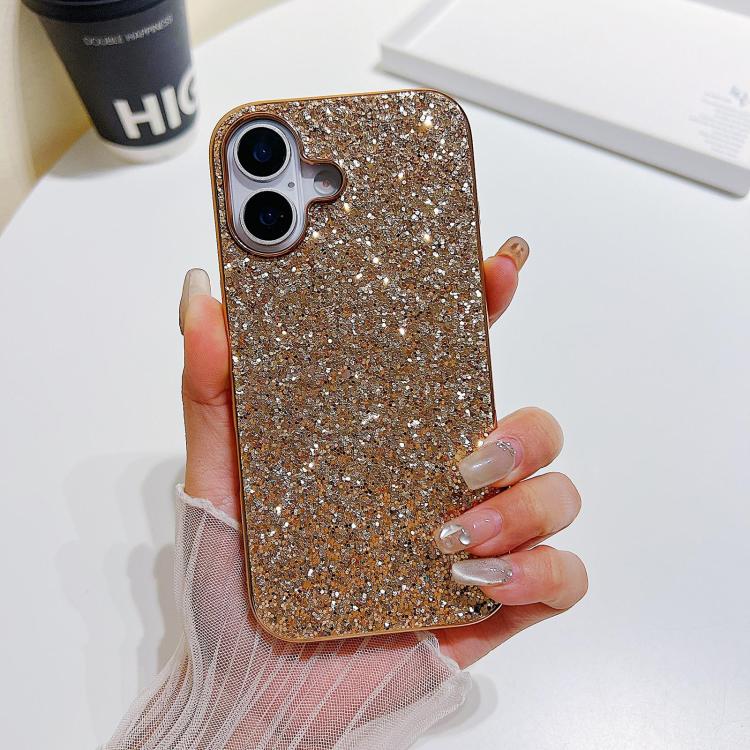 Glitter Powder Shockproof TPU Phone Case, For iPhone 18, For iPhone 18 Pro, For iPhone 18 Pro Max, For iPhone 17 Pro Max, For iPhone 17 Pro, For iPhone 17, For iPhone Air