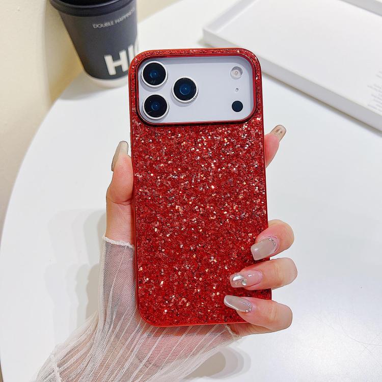 Glitter Powder Shockproof TPU Phone Case, For iPhone 18, For iPhone 18 Pro, For iPhone 18 Pro Max, For iPhone 17 Pro Max, For iPhone 17 Pro, For iPhone 17, For iPhone Air