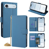 Crossbody Chain Triangle Leather Phone Case, For iPhone 17 Pro Max, For iPhone 17 Pro, For iPhone 17, For iPhone Air